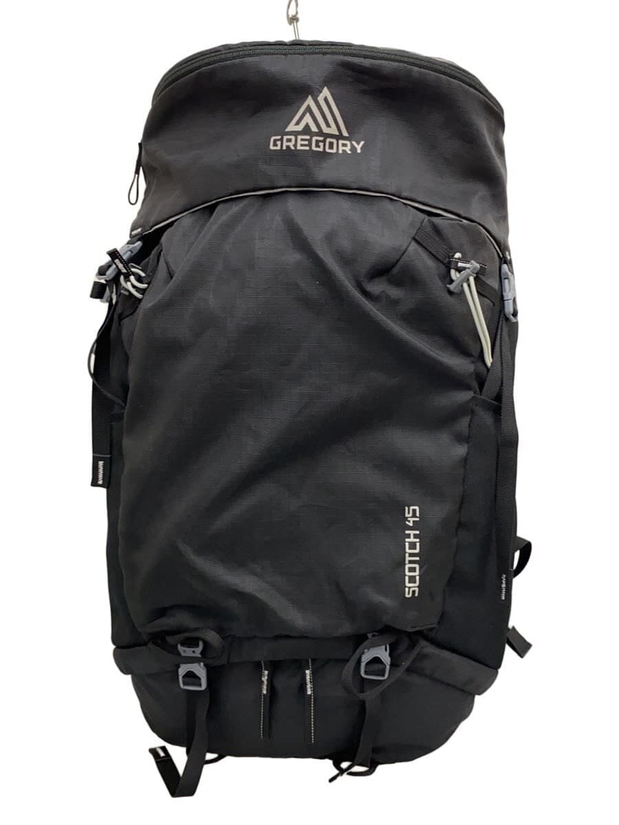 GREGORY Backpack Polyester Black Solid Color