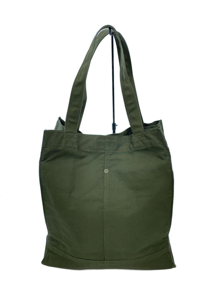 PORTER shoulder bag cotton KHK plain 3