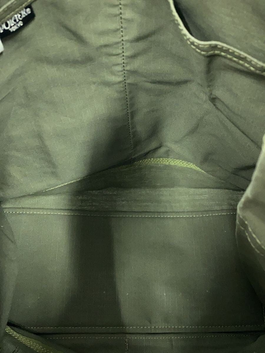 PORTER shoulder bag cotton KHK plain 6