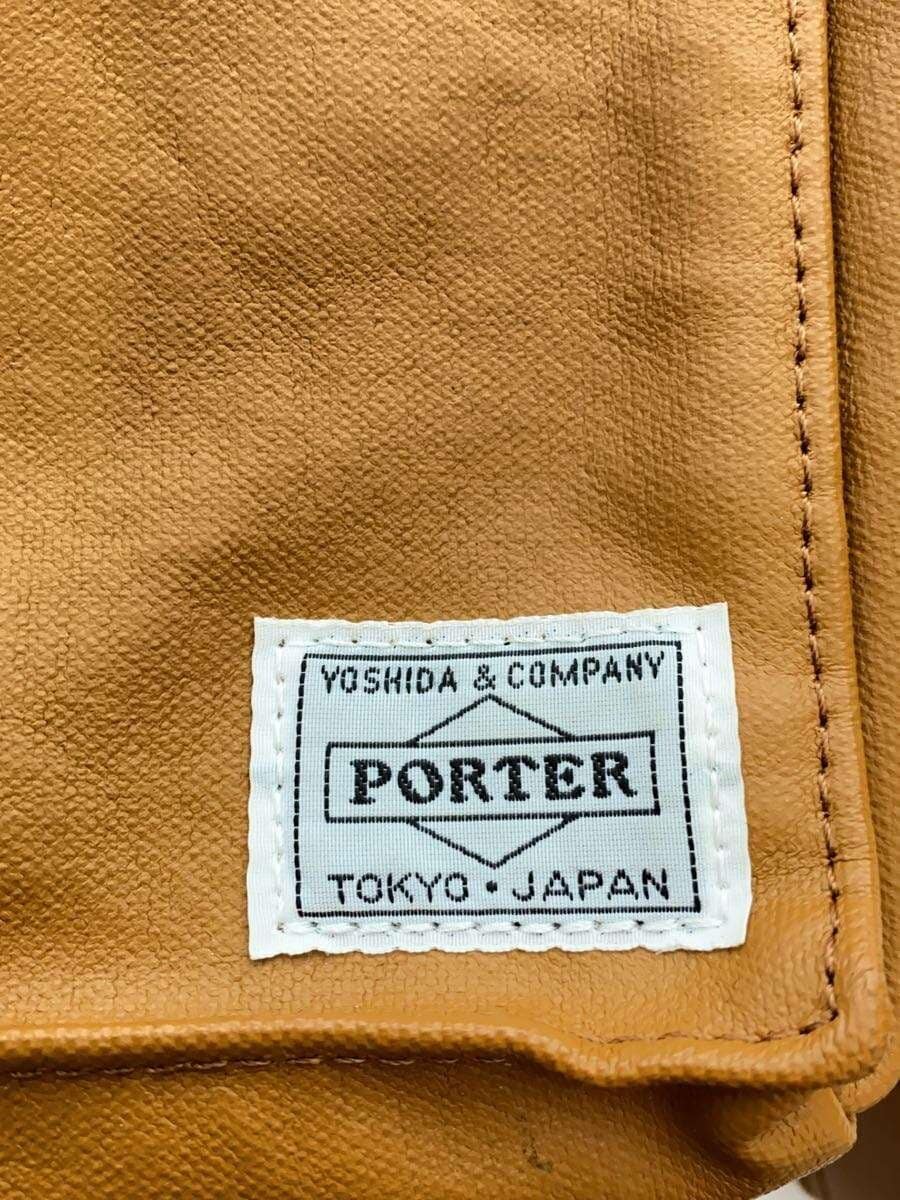 PORTER shoulder bag fake leather CML plain 5