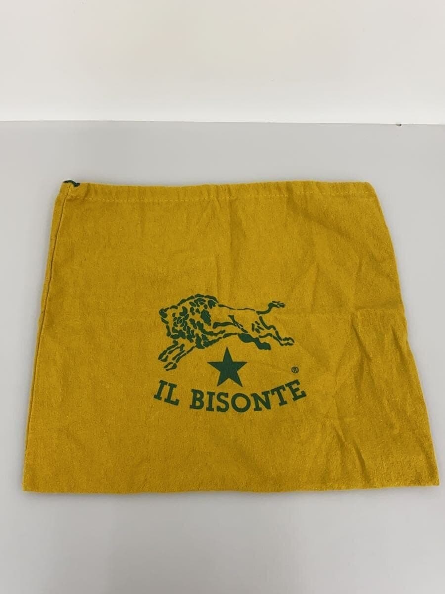 IL BISONTE Shoulder Bag Canvas BLK Solid 7