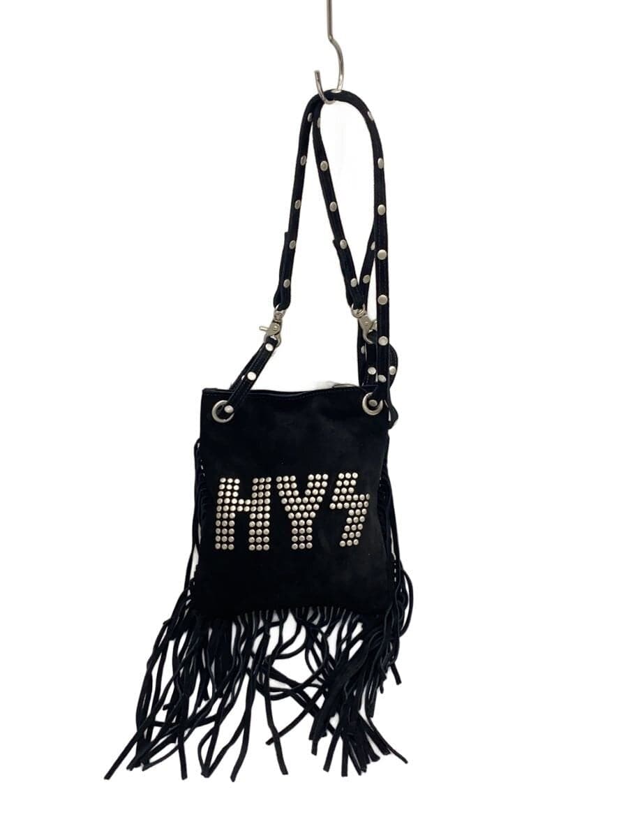 HYSTERIC GLAMOUR Shoulder Bag Cowhide BLK