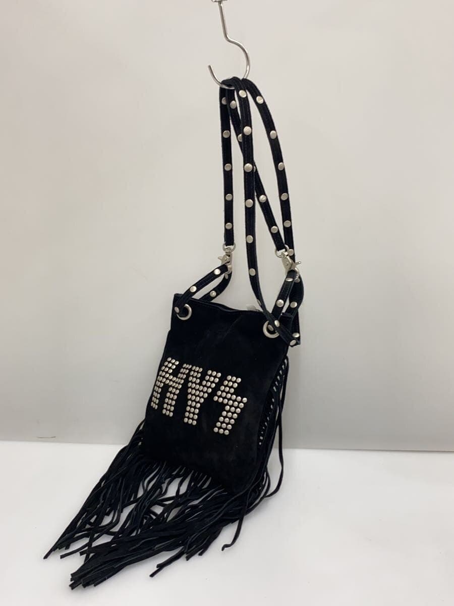 HYSTERIC GLAMOUR Shoulder Bag Cowhide BLK 2