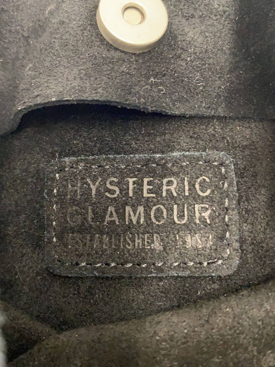 HYSTERIC GLAMOUR Shoulder Bag Cowhide BLK 5