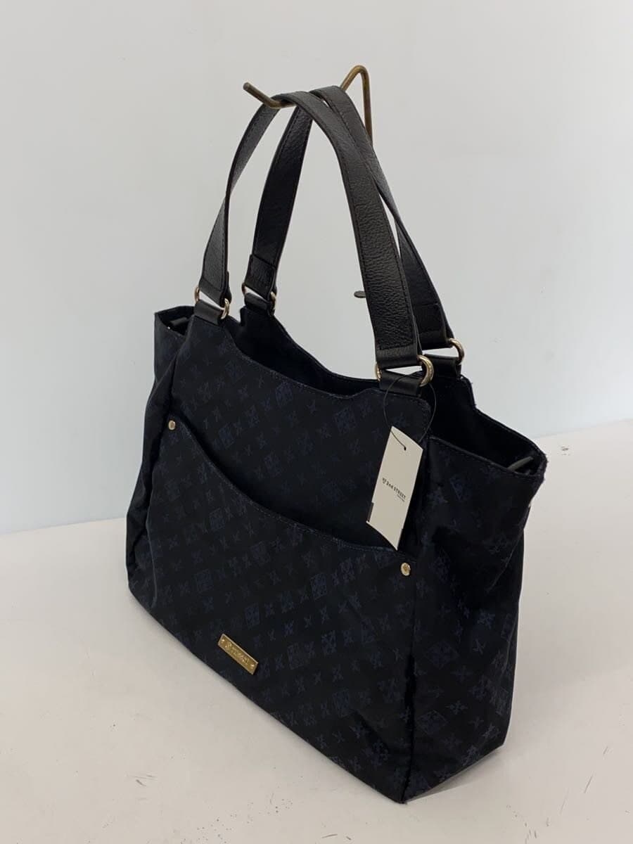 russet Tote Bag NVY All Over Pattern 2