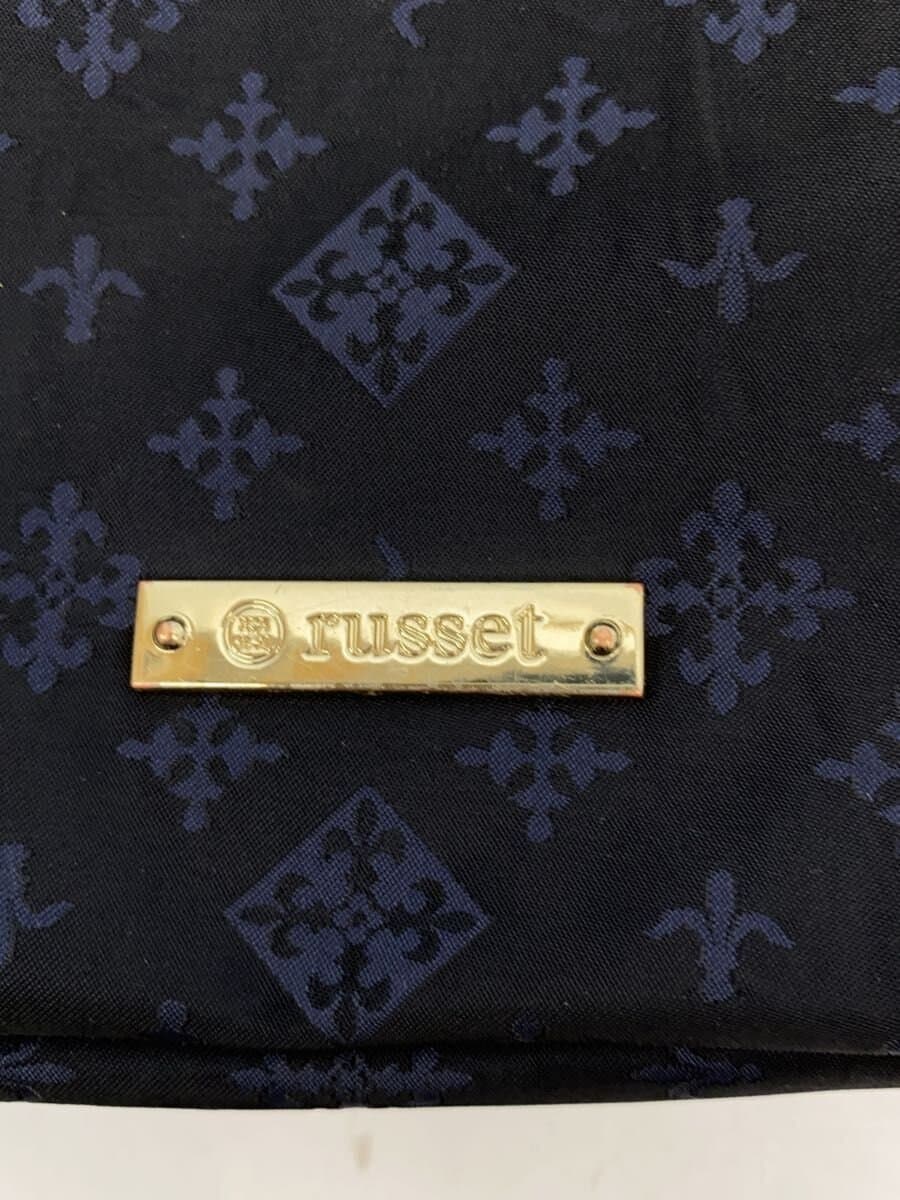 russet Tote Bag NVY All Over Pattern 5