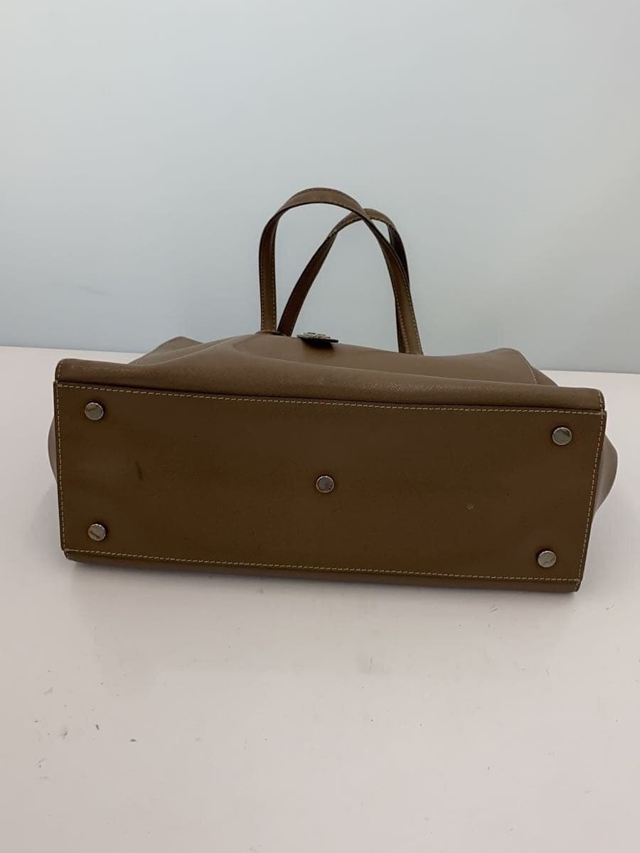 abro Handbag Leather BRW Solid 4