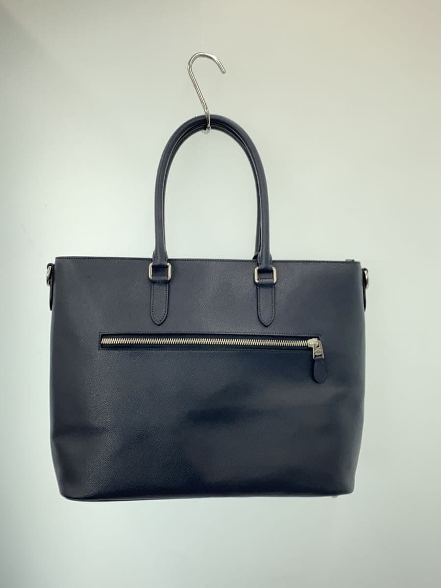 COACH Beckett Business Tote Leather NVY 3