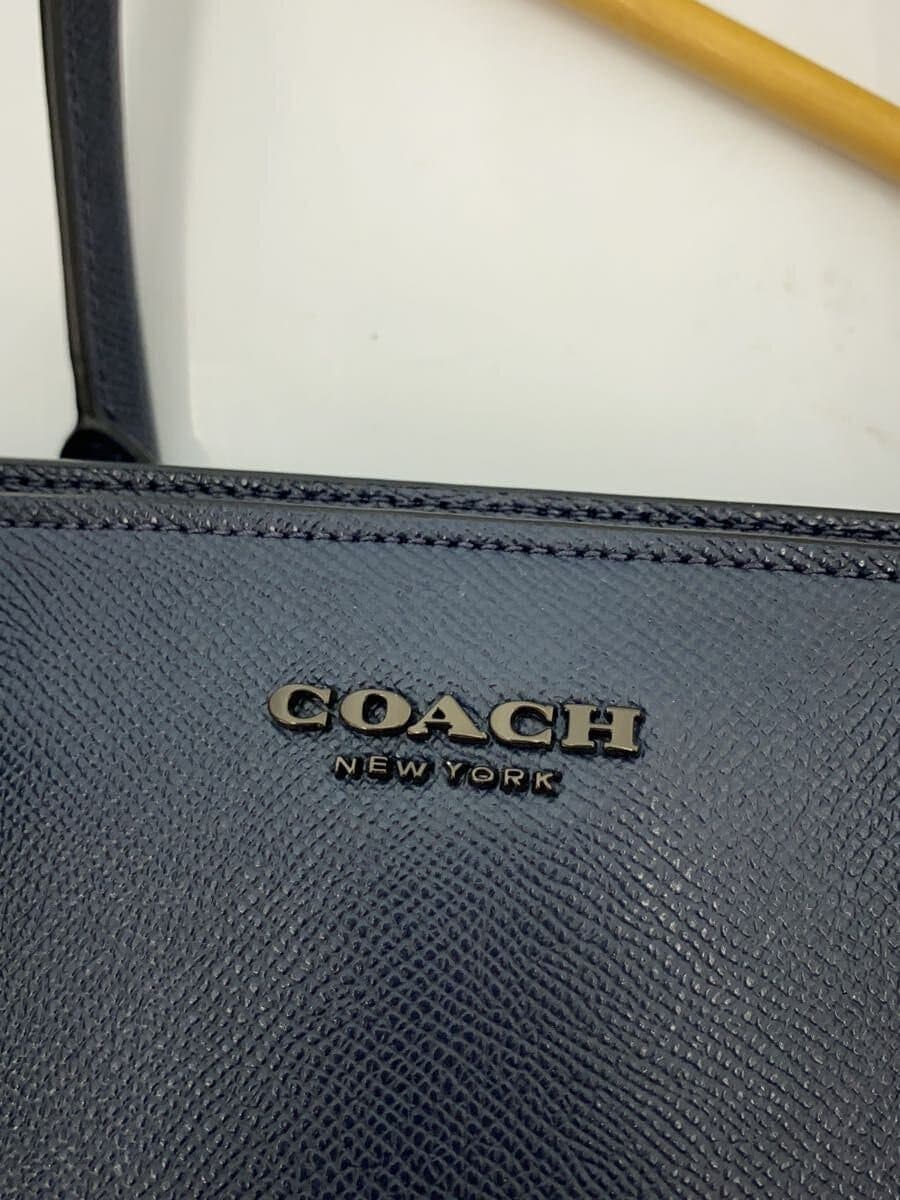 COACH Beckett Business Tote Leather NVY 5