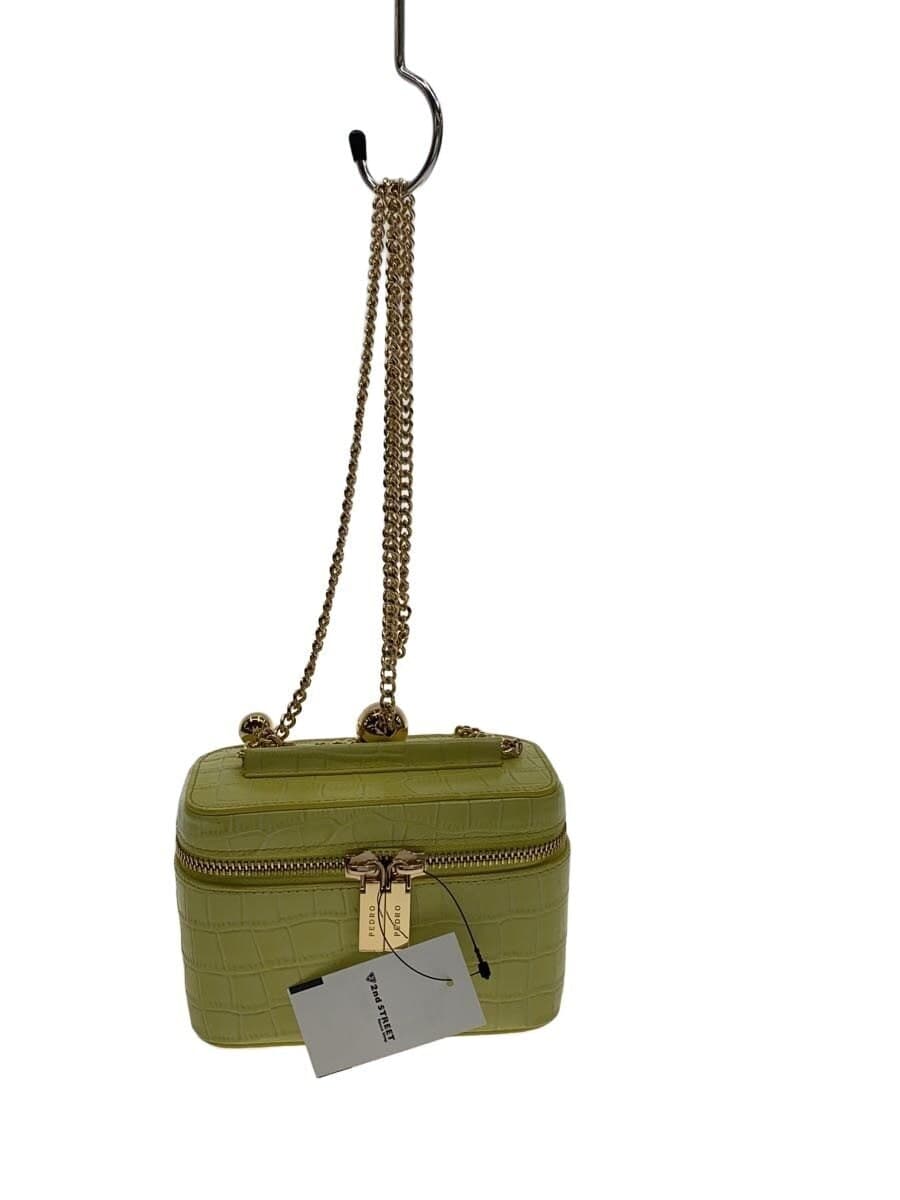 PEDRO Vanity Bag Shoulder Bag Faux Leather YLW