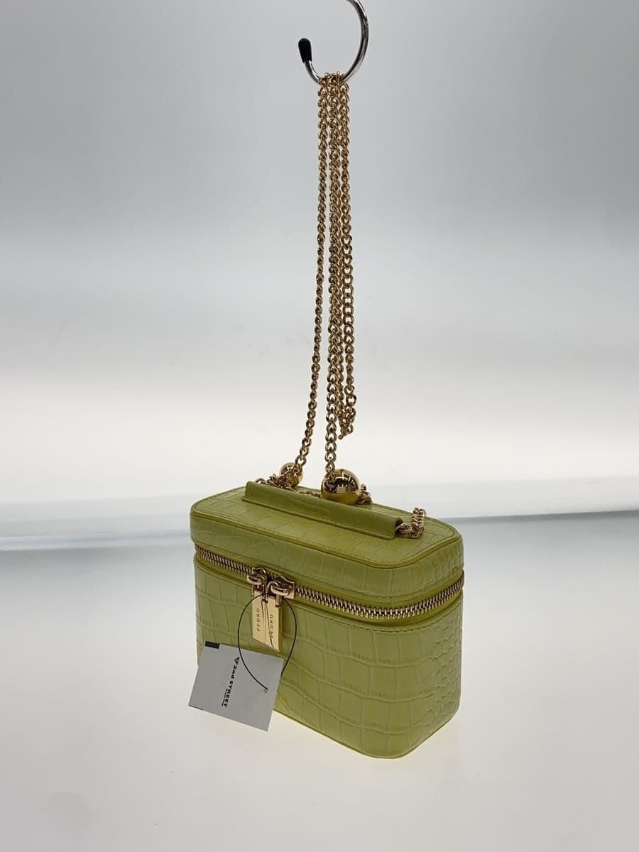 PEDRO Vanity Bag Shoulder Bag Faux Leather YLW 2