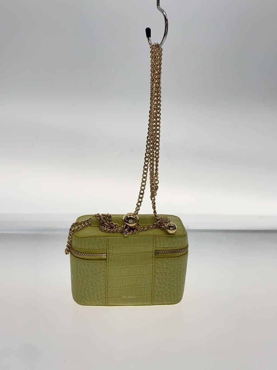 PEDRO Vanity Bag Shoulder Bag Faux Leather YLW 3