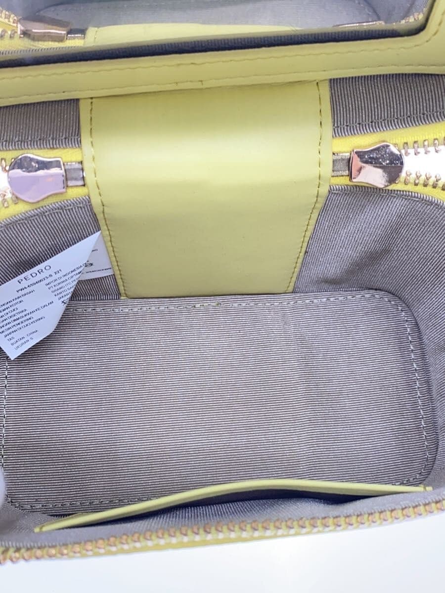 PEDRO Vanity Bag Shoulder Bag Faux Leather YLW 6