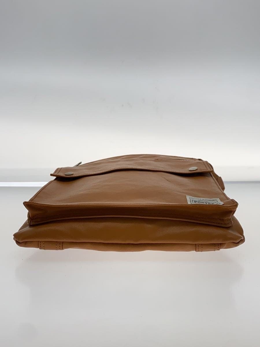 PORTER Shoulder Bag Leather CML Solid 4