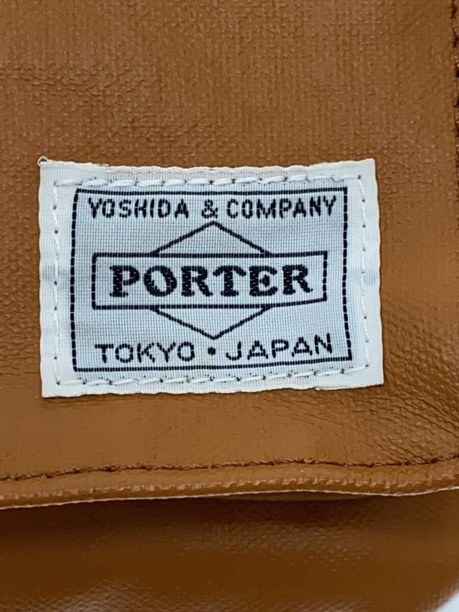 PORTER Shoulder Bag Leather CML Solid 5