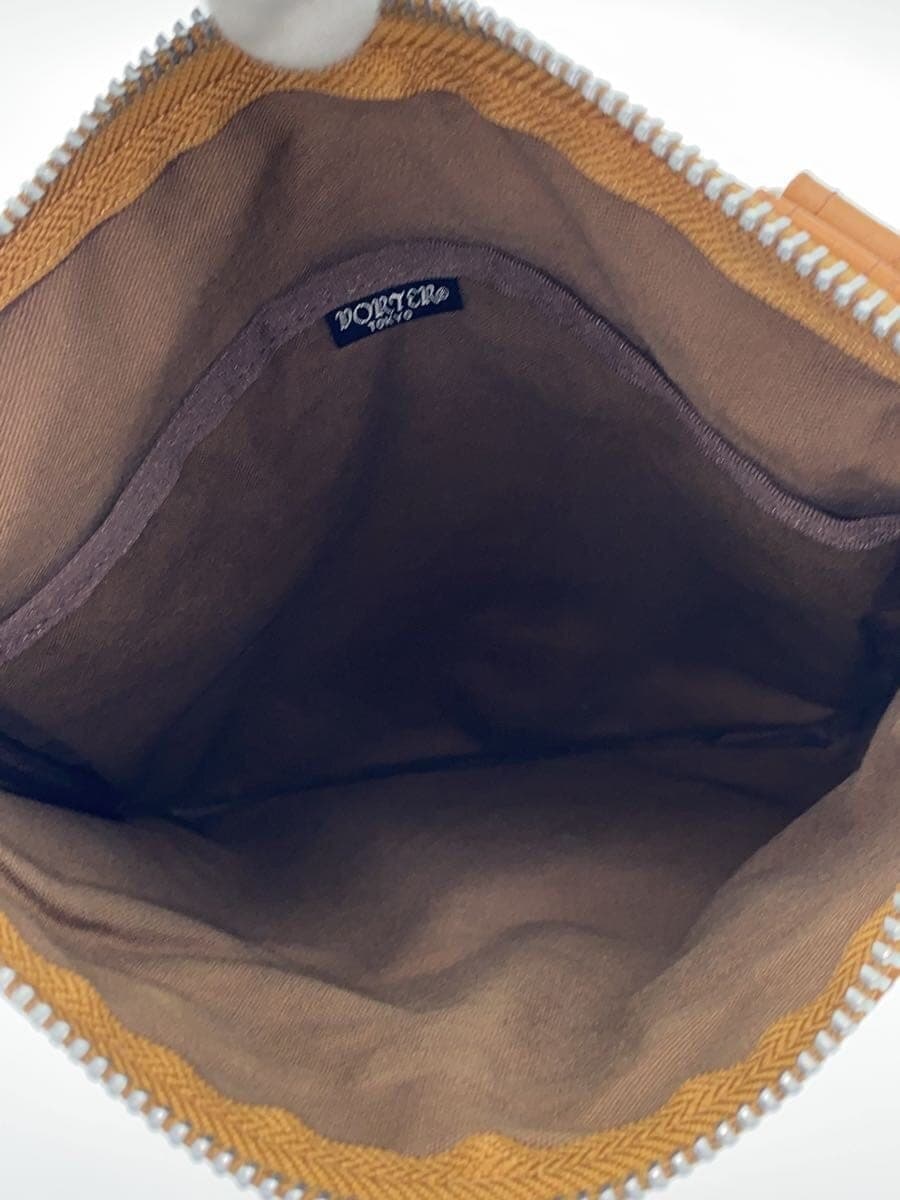 PORTER Shoulder Bag Leather CML Solid 6