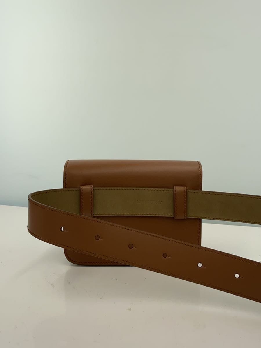 BURBERRYTB Logo Belt Bag Shoulder Bag Leather BRW 3