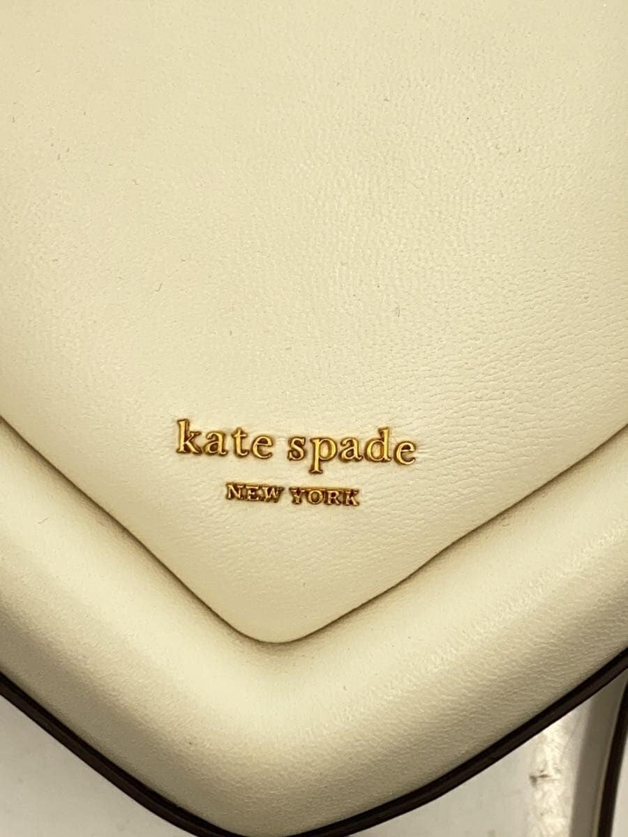 kate spade new york2-Way Heart Type Shoulder Bag WHT Solid Stain 7