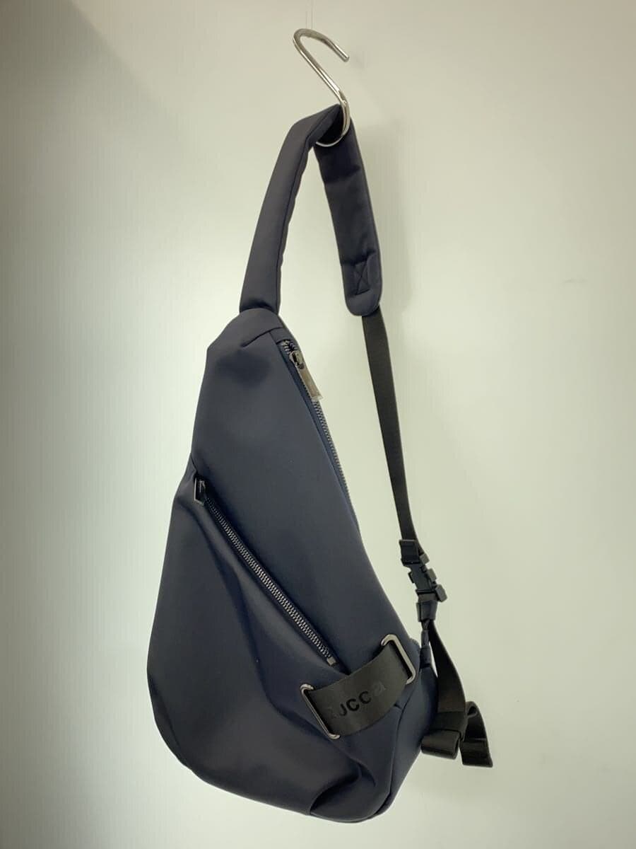 ZUC Ca Slash Zipper BAG Shoulder Bag Nylon NVY 2