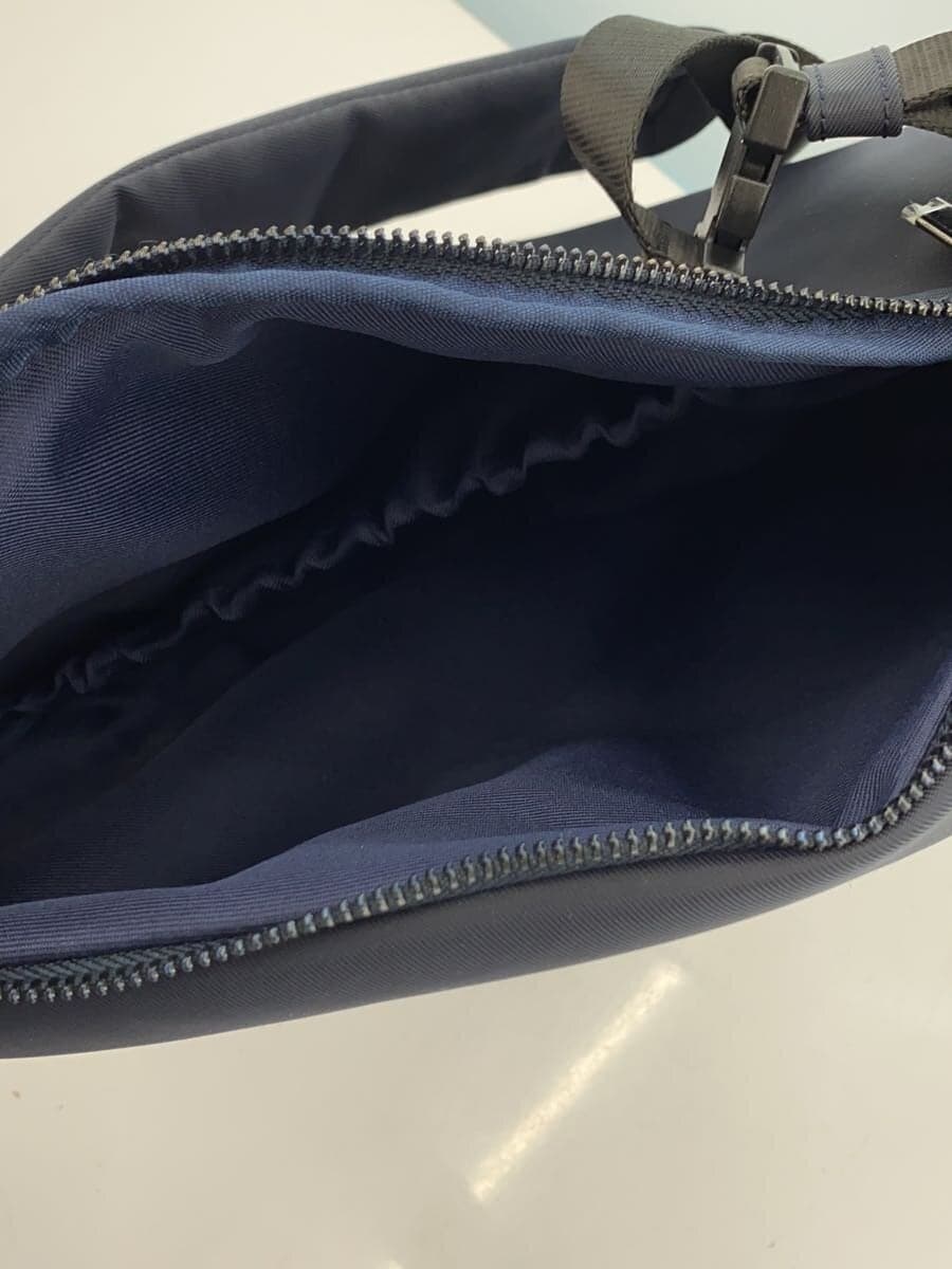 ZUC Ca Slash Zipper BAG Shoulder Bag Nylon NVY 6