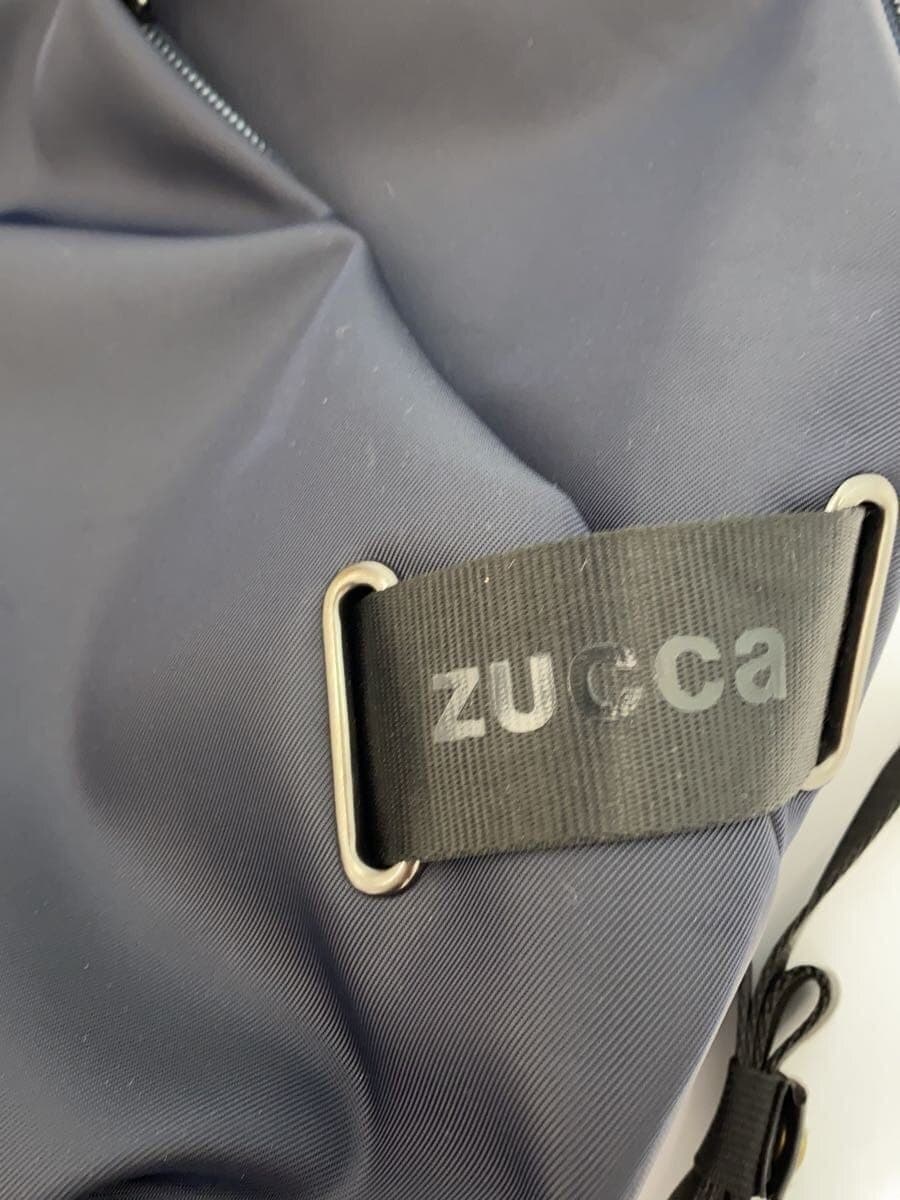 ZUC Ca Slash Zipper BAG Shoulder Bag Nylon NVY 8