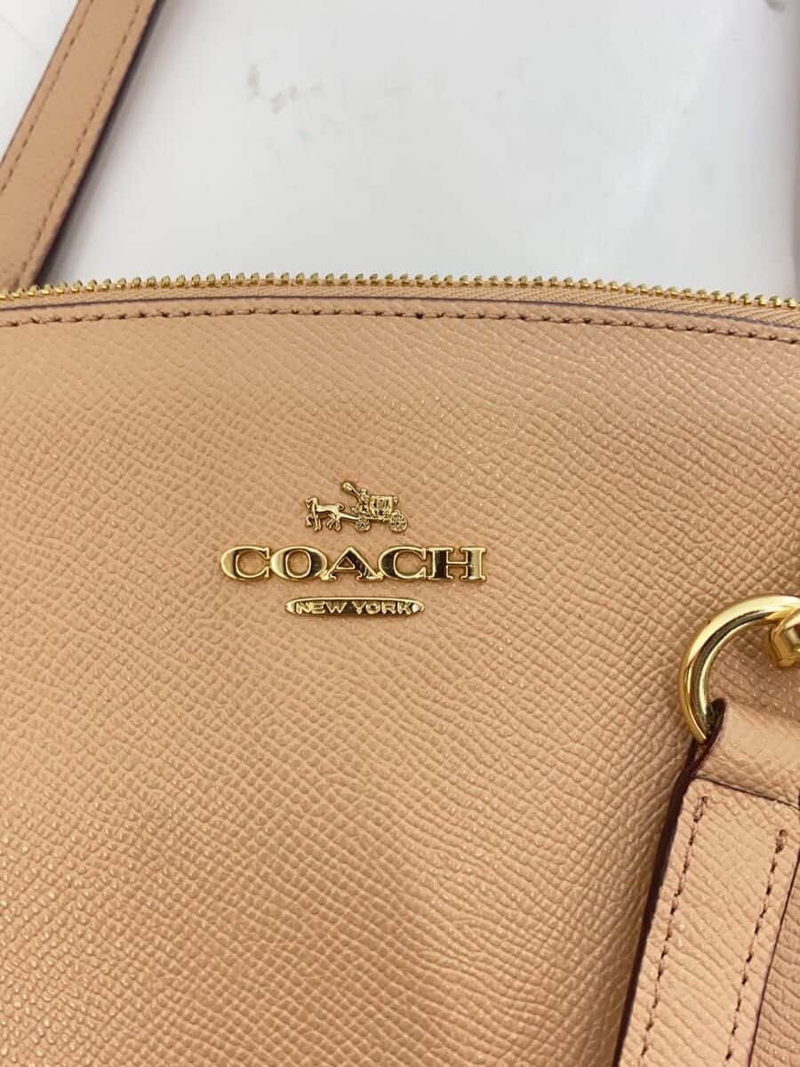 COACH handbag -- PNK plain f57520 has dirt on the bottom 5