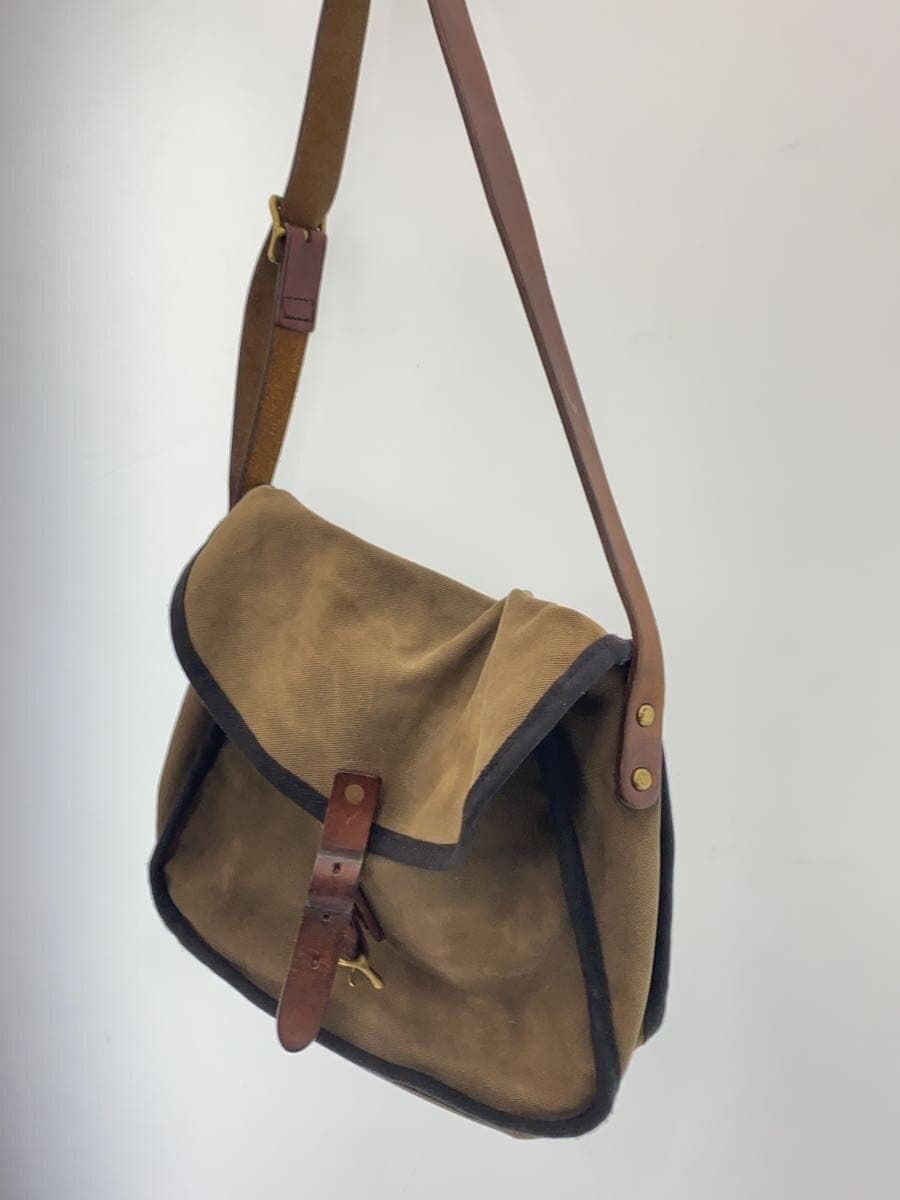 SLOW canvas shoulder bag canvas KHK plain 2