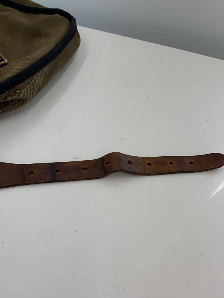 SLOW canvas shoulder bag canvas KHK plain 6