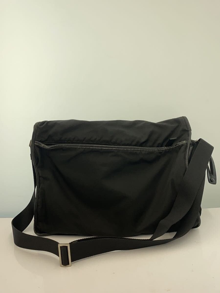 PRADA Nylon Shoulder Bag Nylon BLK Solid 3