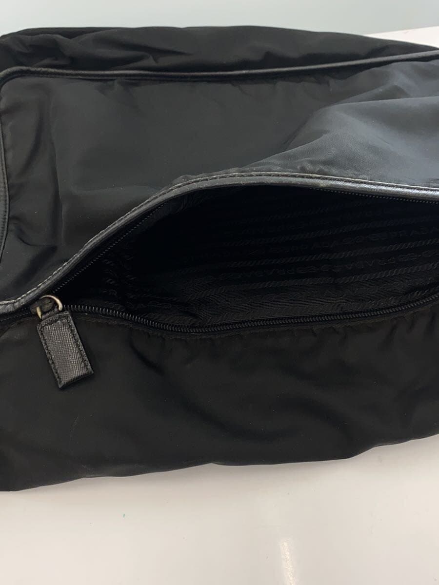 PRADA Nylon Shoulder Bag Nylon BLK Solid 8