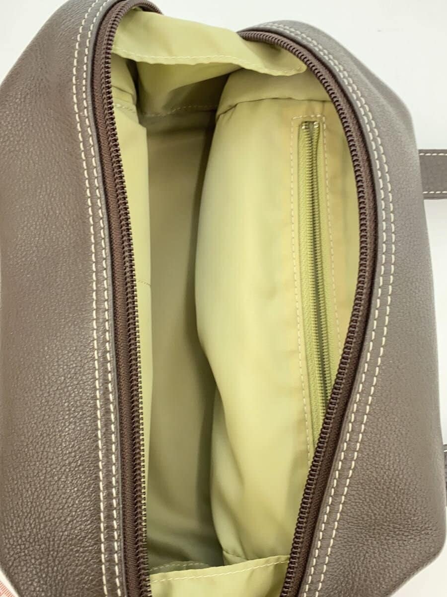 HAMANO Handbag Leather BRW 5