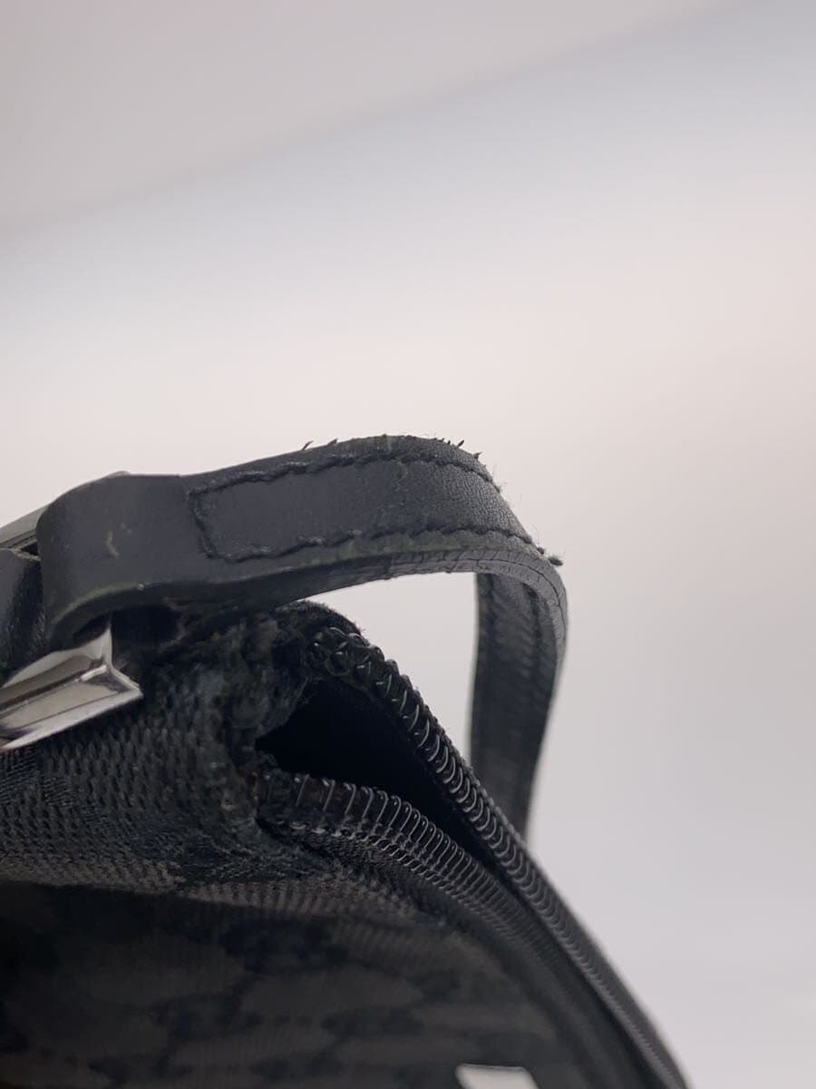 GUCCI Accessory Pouch_GG Denim Denim BLK Corner Wear Misshapen 9