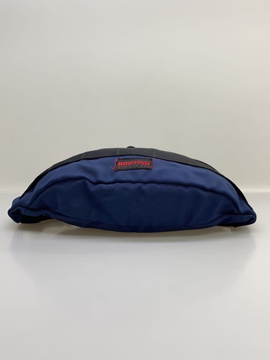 BRIEFING Waist Bag Nylon NVY Front has stains 4