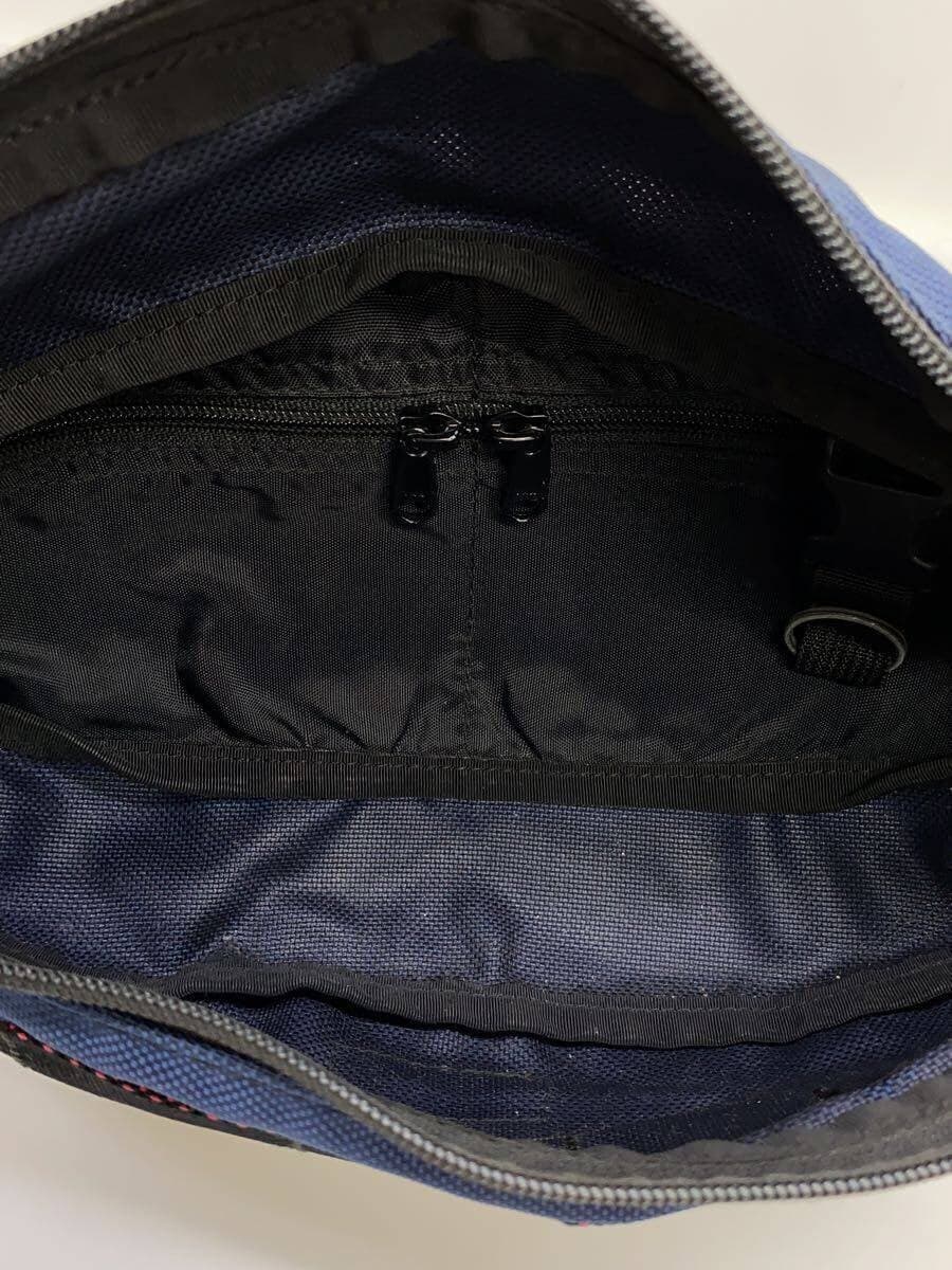 BRIEFING Waist Bag Nylon NVY Front has stains 6