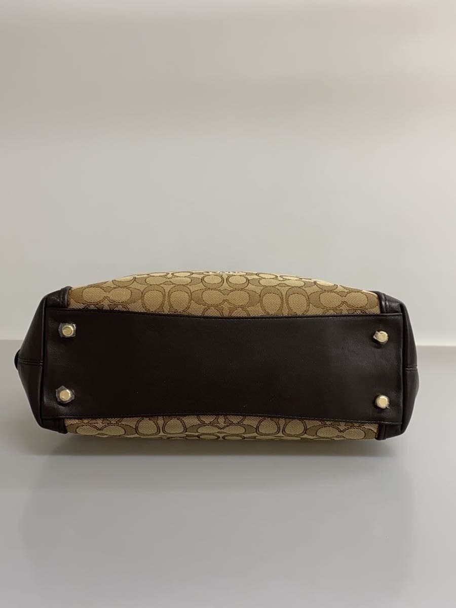COACH handbag canvas BRW 4