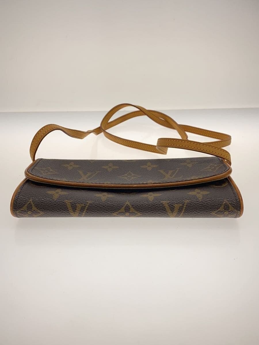 LOUIS VUITTON Pochette Twin PM_Monogram Canvas PVC BRW 4