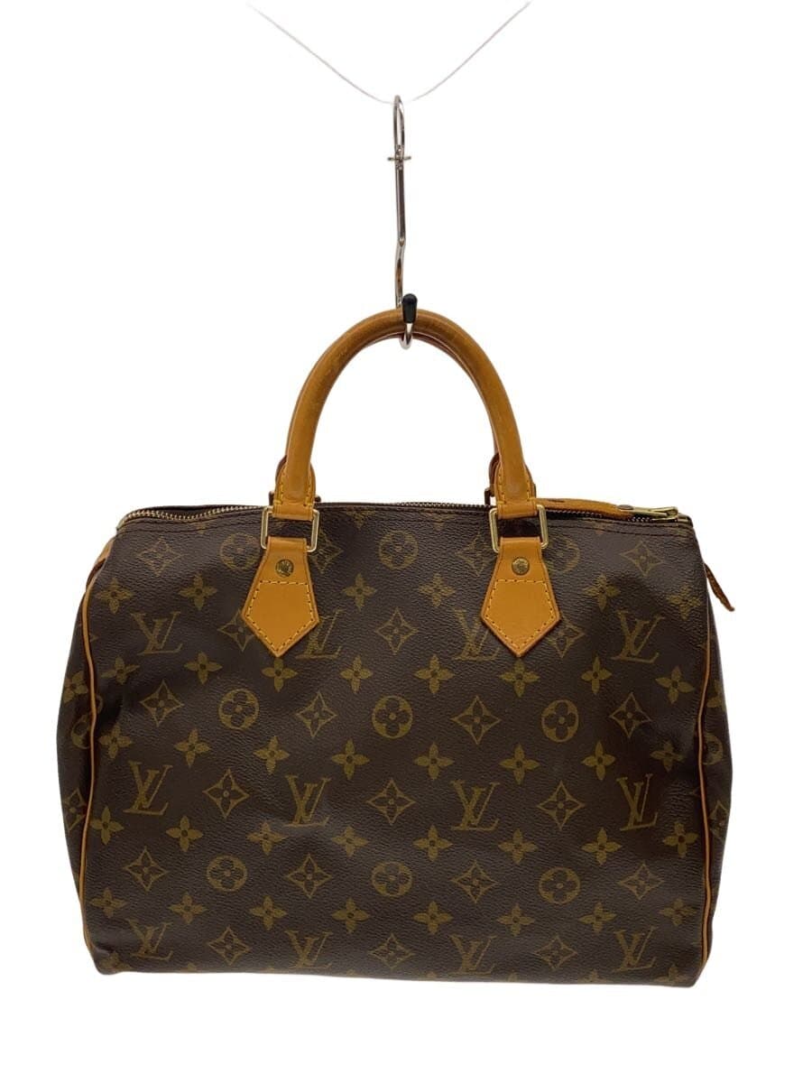 LOUIS VUITTON1)Speedy 30_Monogram Canvas PVC BRW