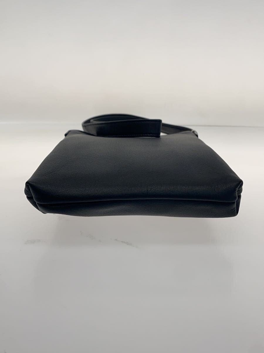 Hender Schemecow shoulder small Cow Leather Shoulder Bag Cowhide Black Black mj-rb-css 4