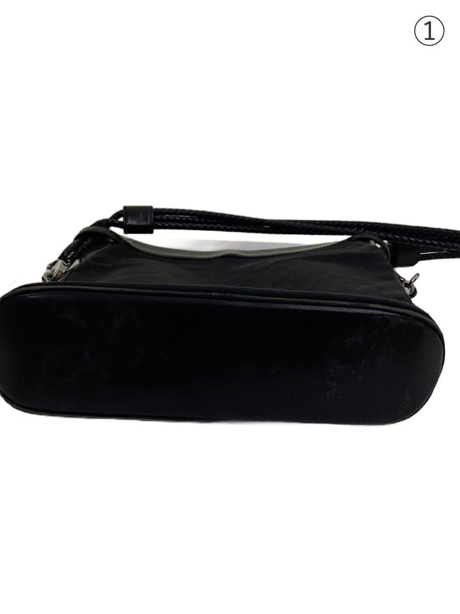 GUCCI shoulder bag canvas black all-over pattern 4