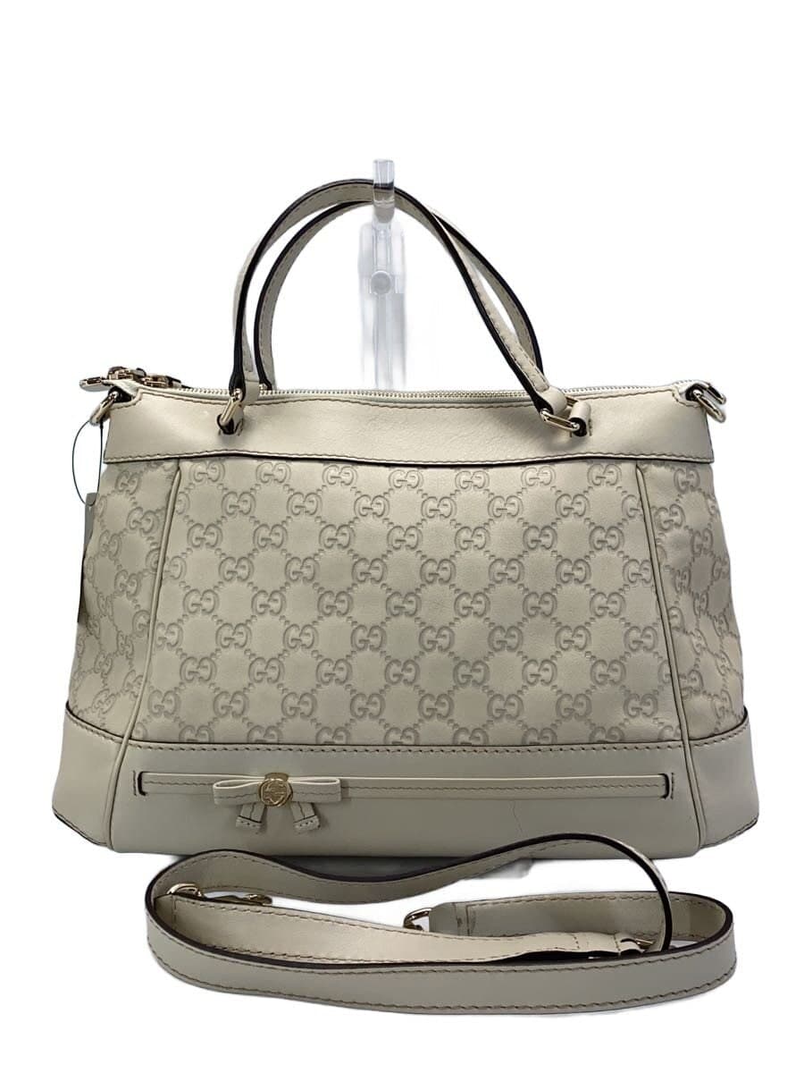 GUCCI Handbag_Mayfair _GUCCI Shima Leather BEG All Over Pattern