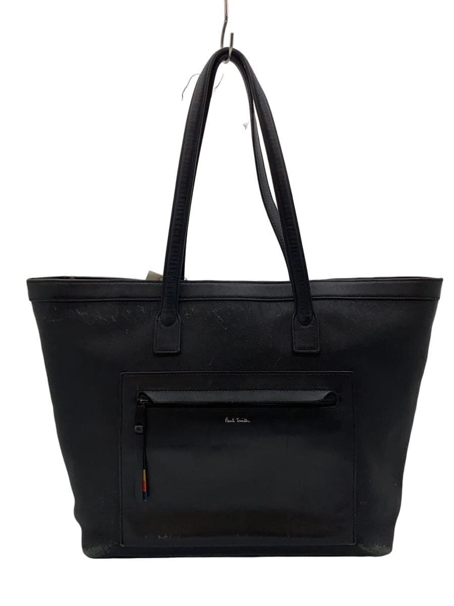 Paul Smith tote bag cowhide BLK