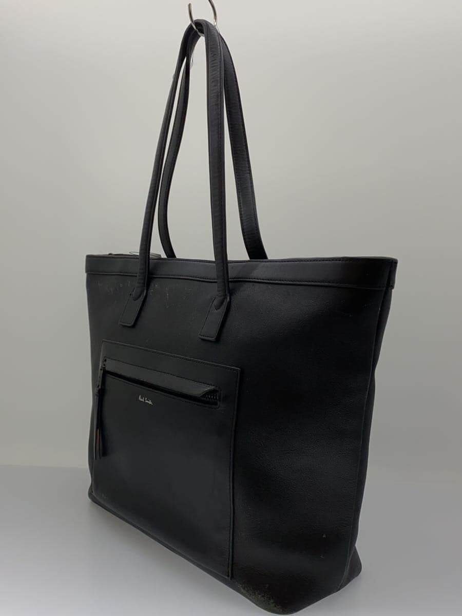 Paul Smith tote bag cowhide BLK 2