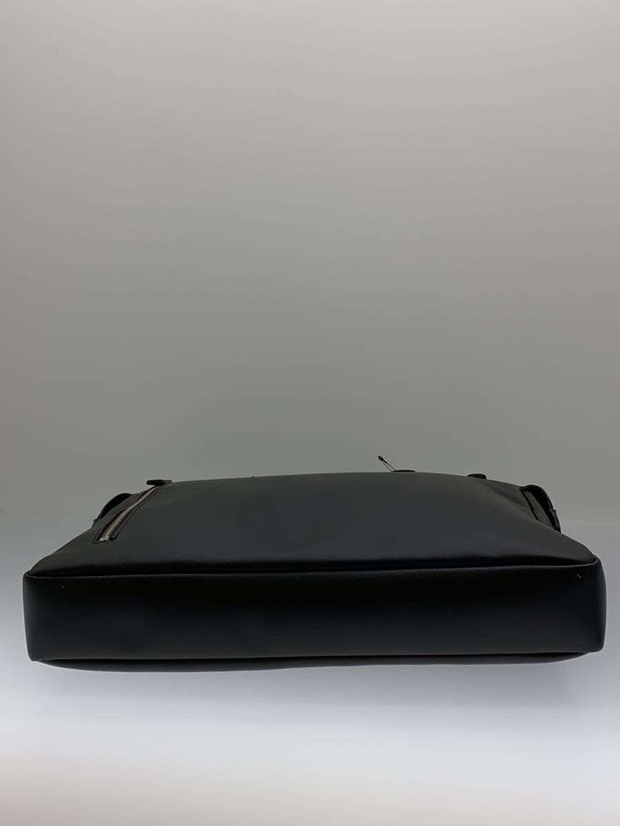 HAMILTON Briefcase Leather Black 20-9 4