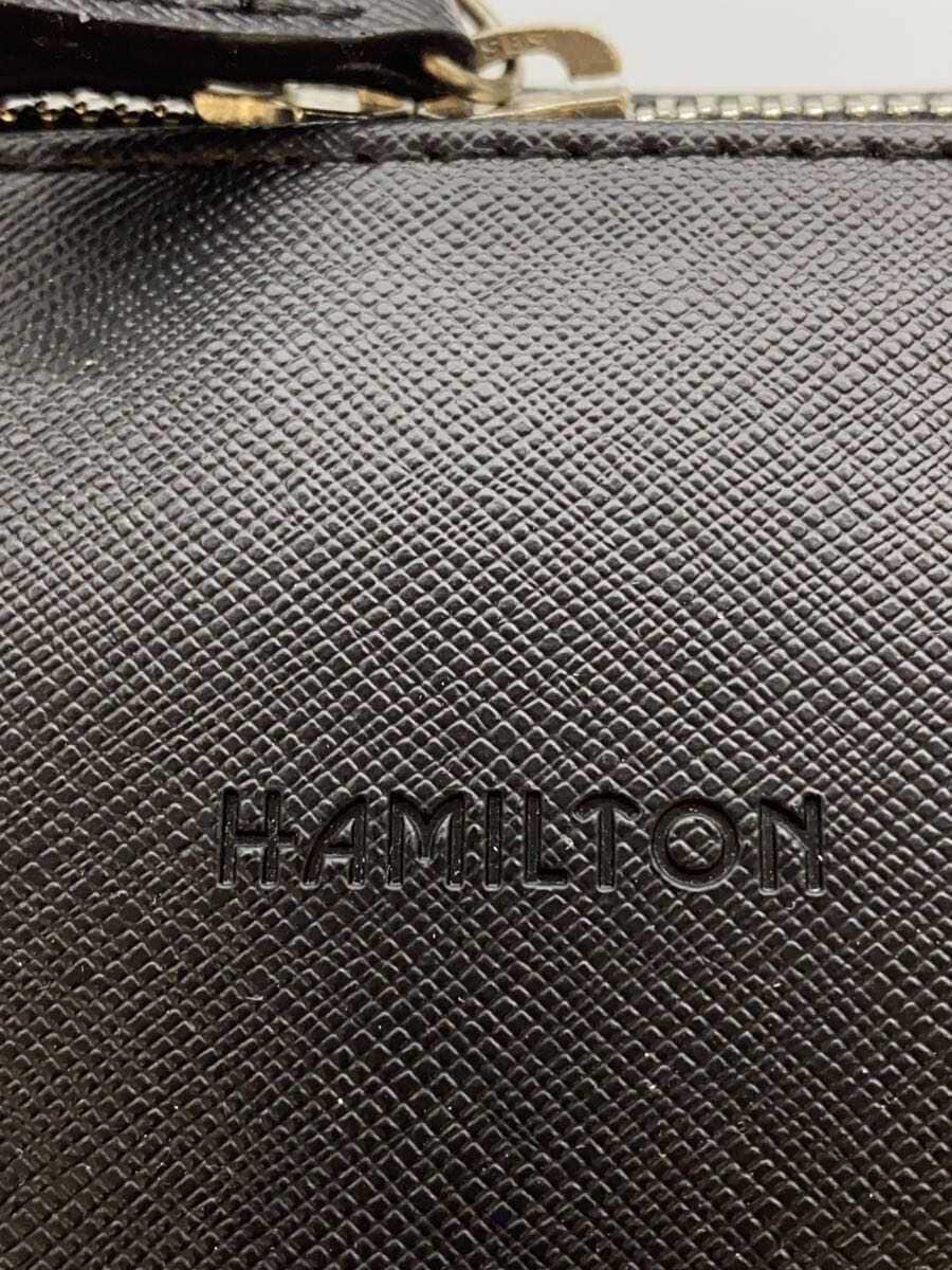 HAMILTON Briefcase Leather Black 20-9 5