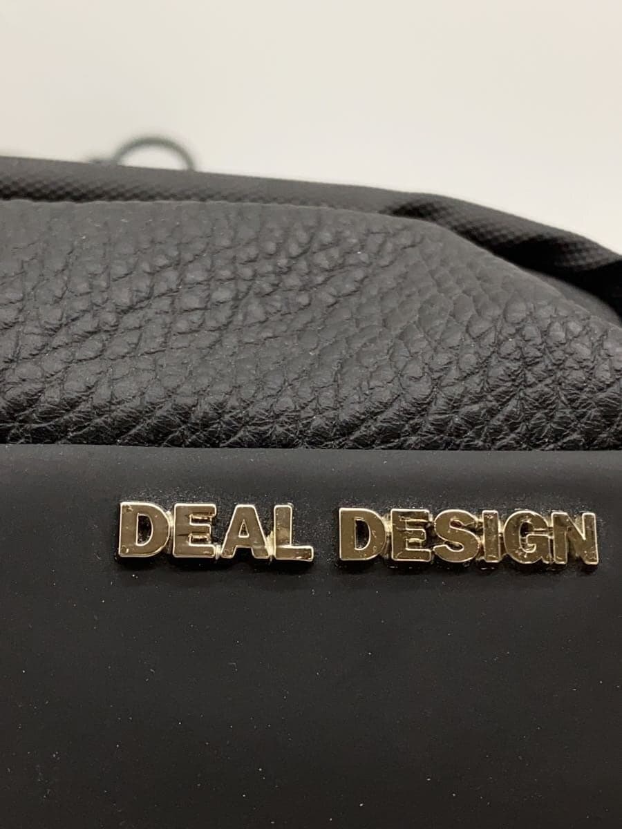 DEAL DESIGN Shoulder Bag Leather BLK 5