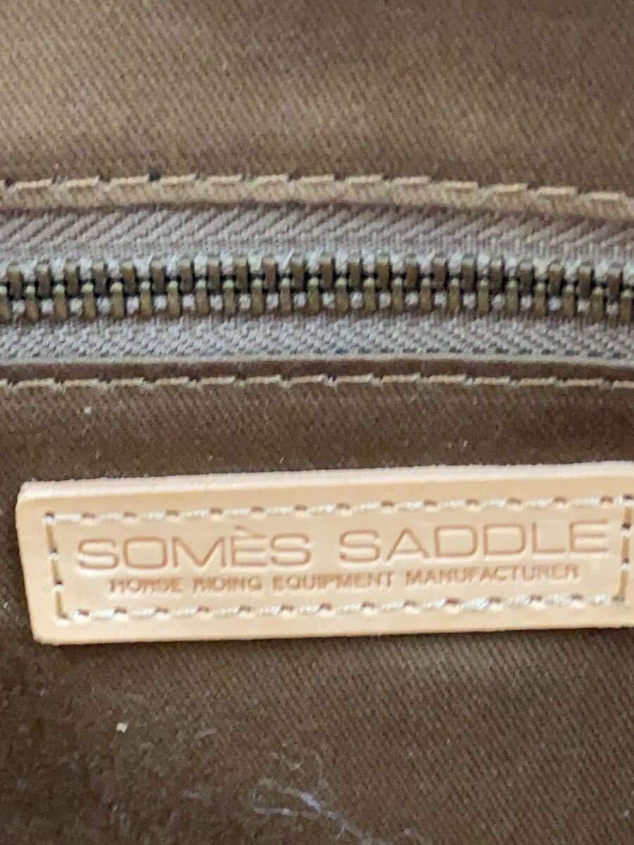 SOMES SADDLE Shoulder Bag Leather BRW 5