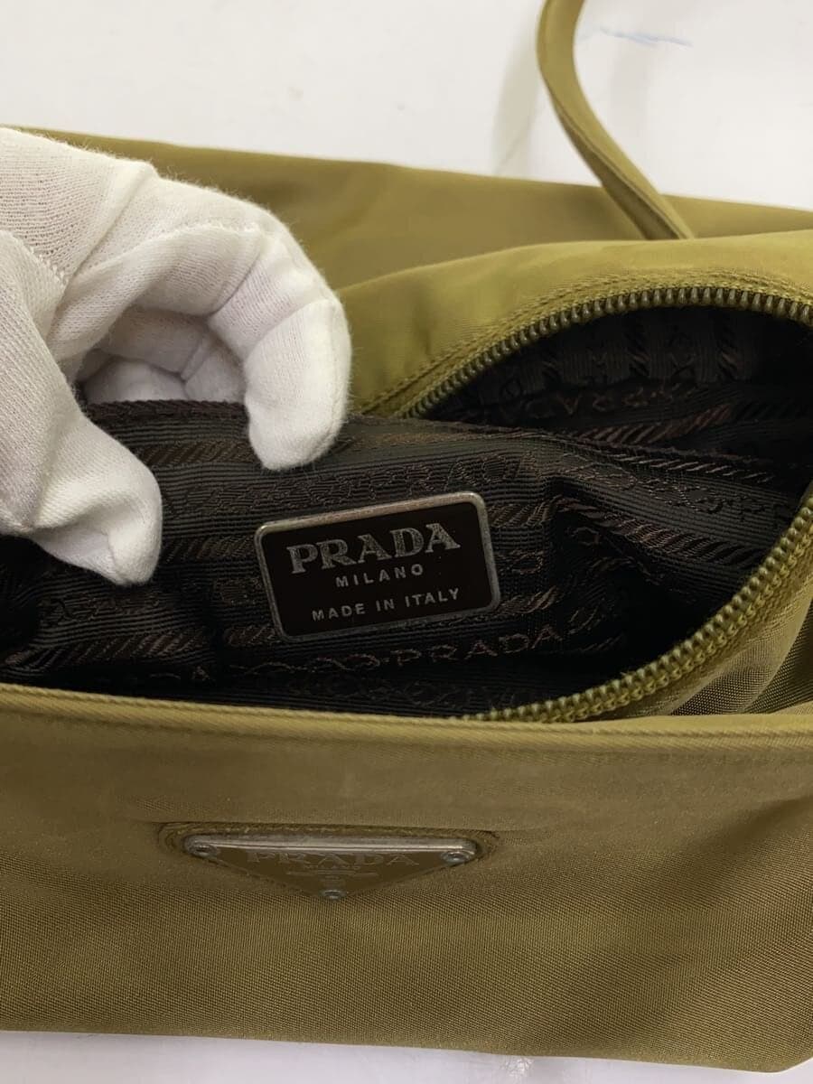 PRADA handbag nylon KHK 6