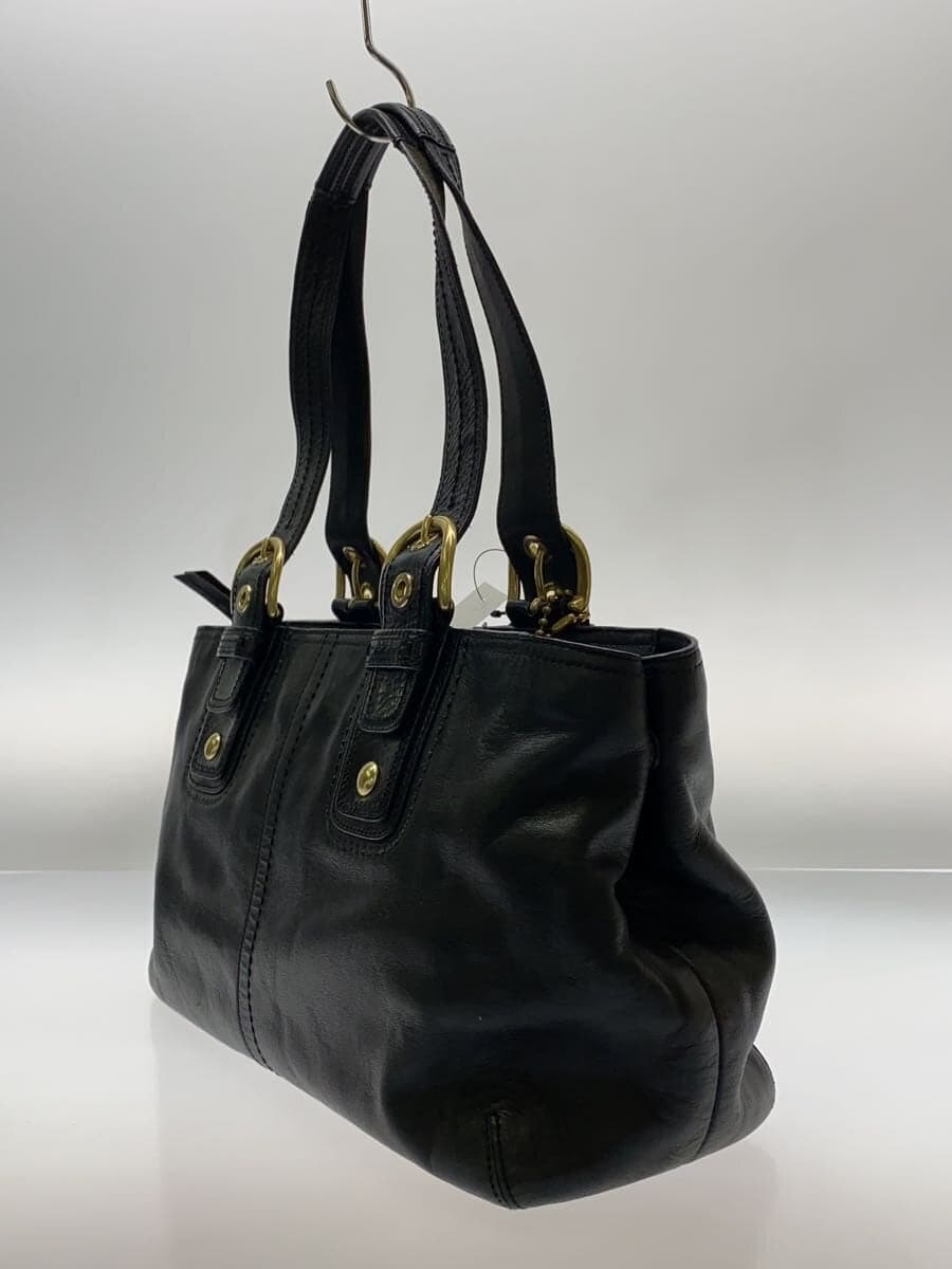 COACH Handbag_Black Leather BLK 11844 2