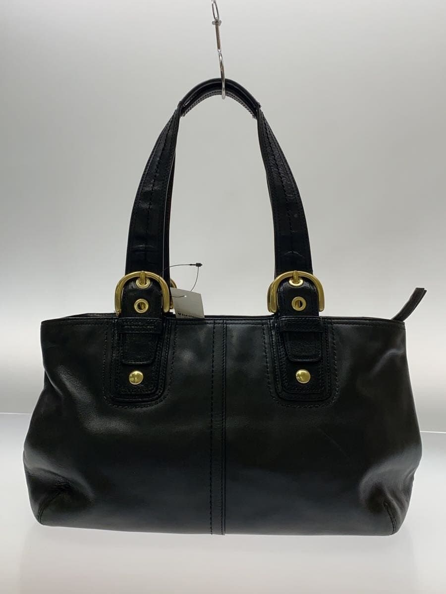 COACH Handbag_Black Leather BLK 11844 3