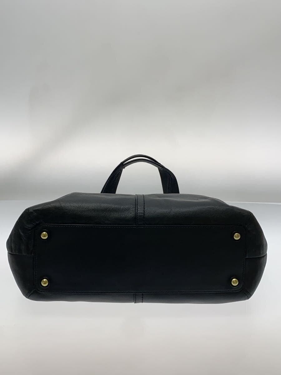 COACH Handbag_Black Leather BLK 11844 4